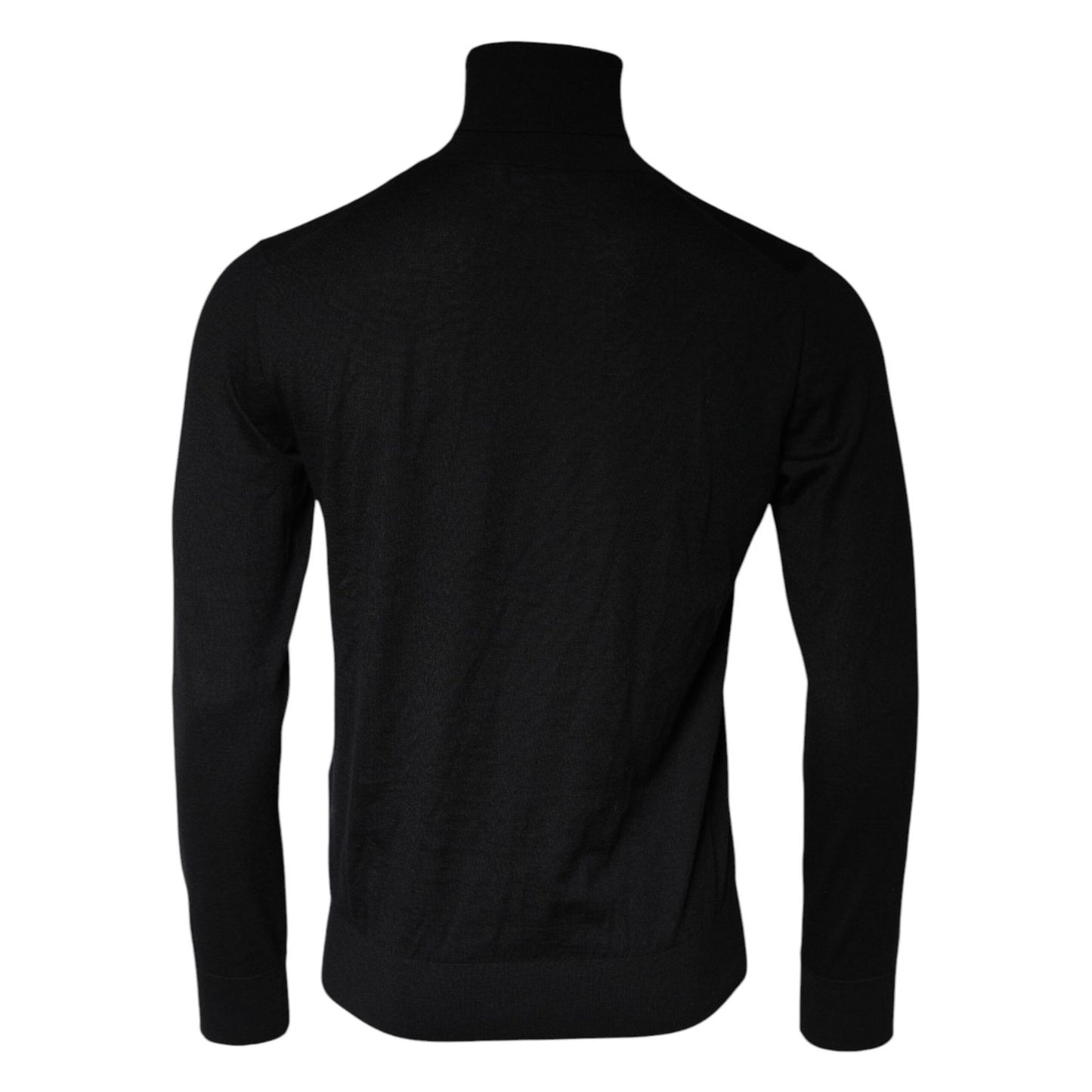 Dolce & Gabbana Black Long Sleeve Turtleneck Pullover Sweater