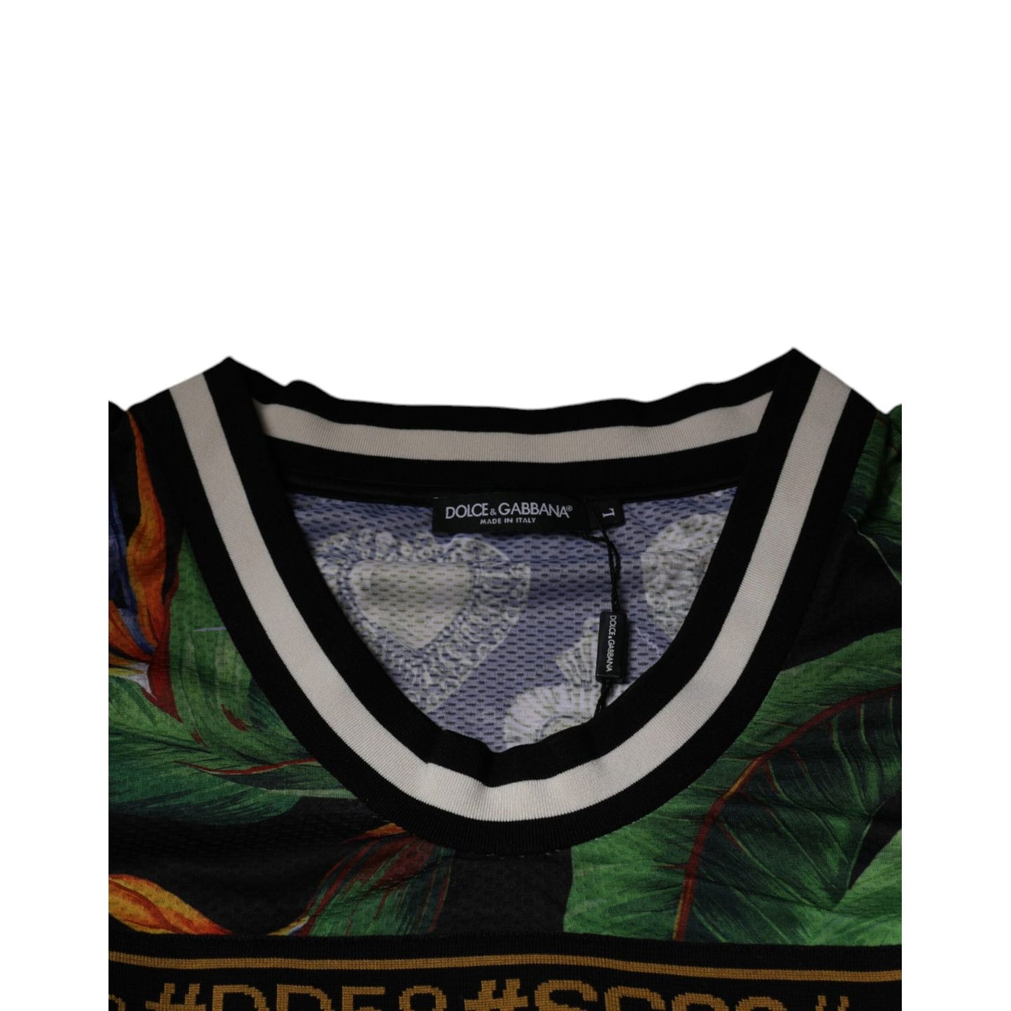 Dolce & Gabbana Multicolor Tropical Sleeveless Tank T-shirt