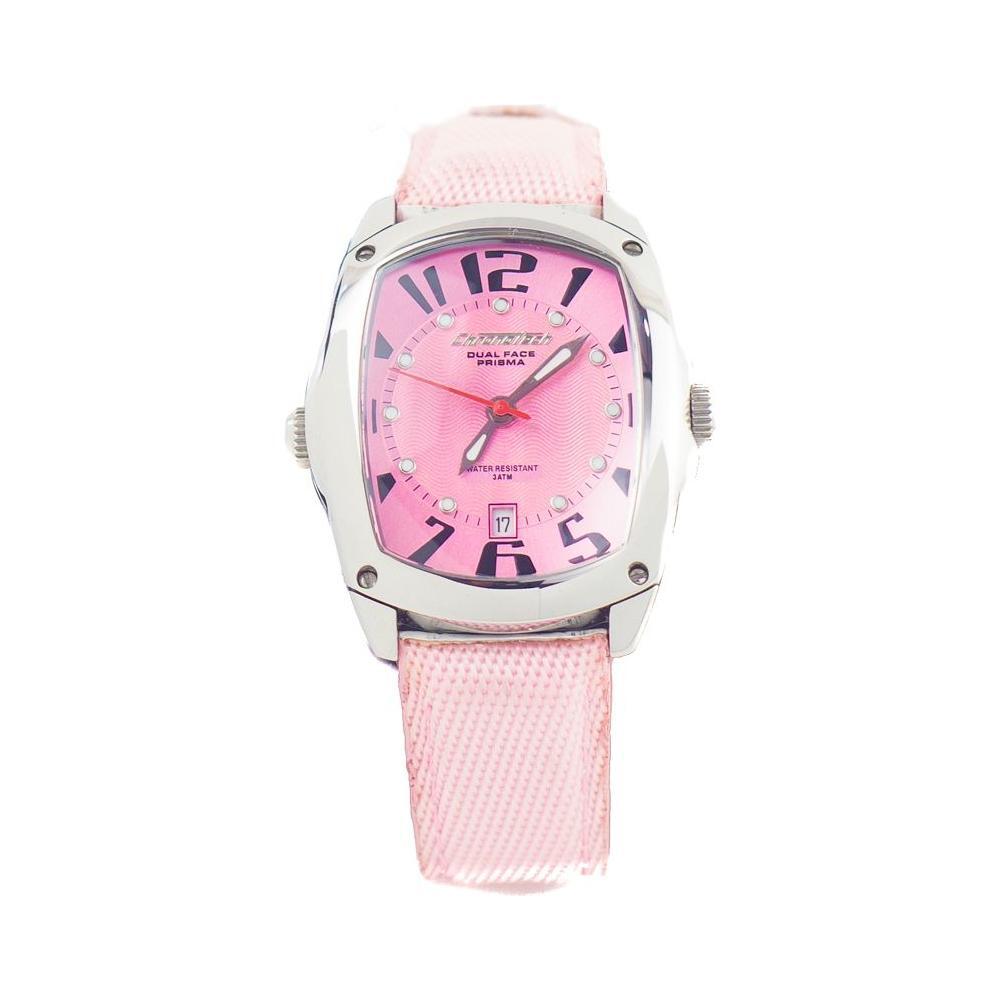 Chronotech Multicolor Leather Dress Watch