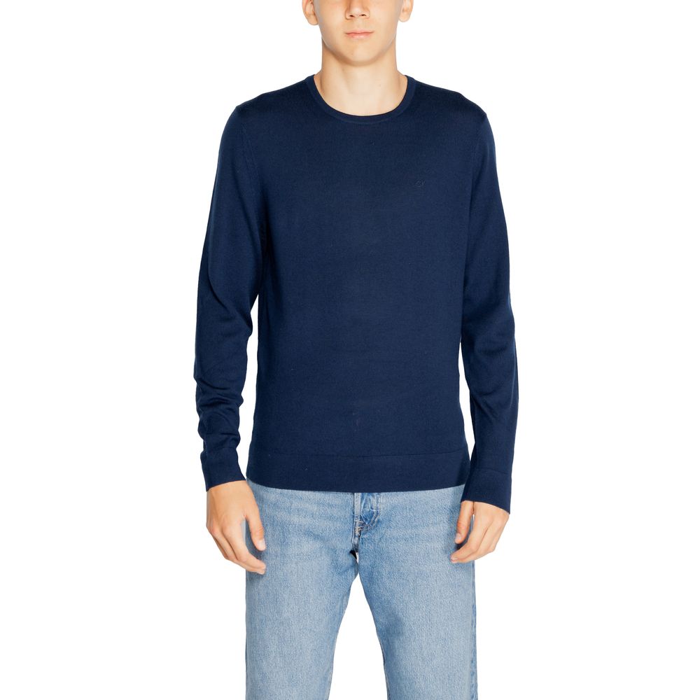 Calvin Klein Blue Recycled Wool Sportswear