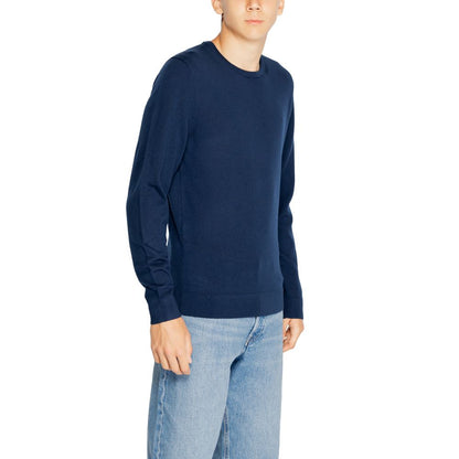 Calvin Klein Blue Recycled Wool Sportswear