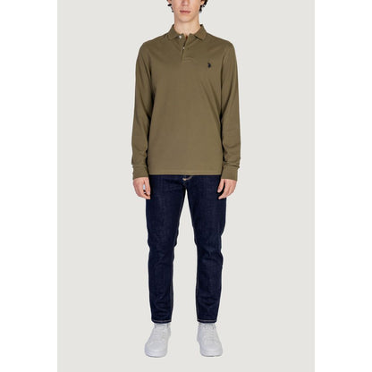 U.S. POLO ASSN. Green Cotton Long Sleeve T-Shirt