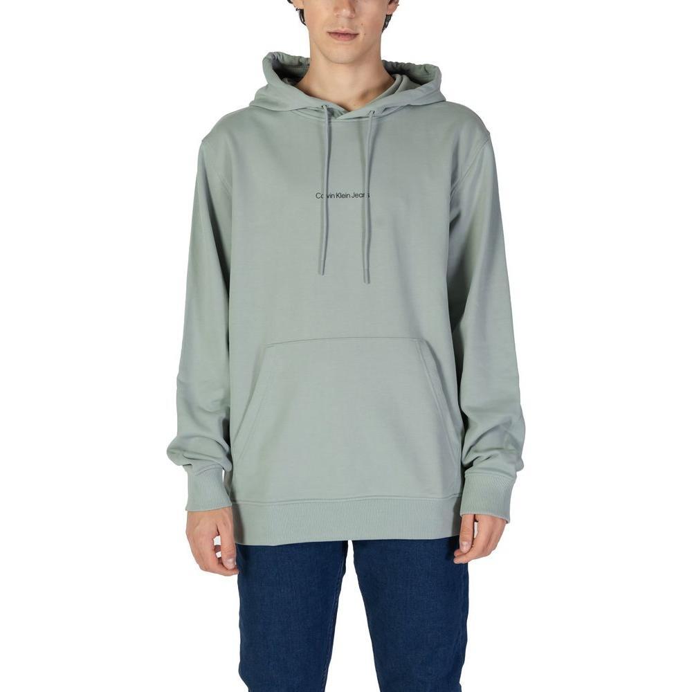 Calvin Klein Jeans Green Cotton Hoody CA-15728302482-IT54 | XXL