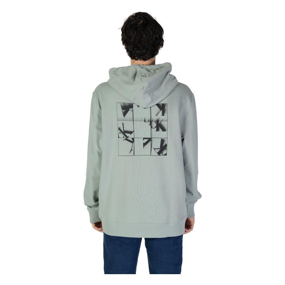 Calvin Klein Jeans Green Cotton Hoody CA-15728302482-IT54 | XXL