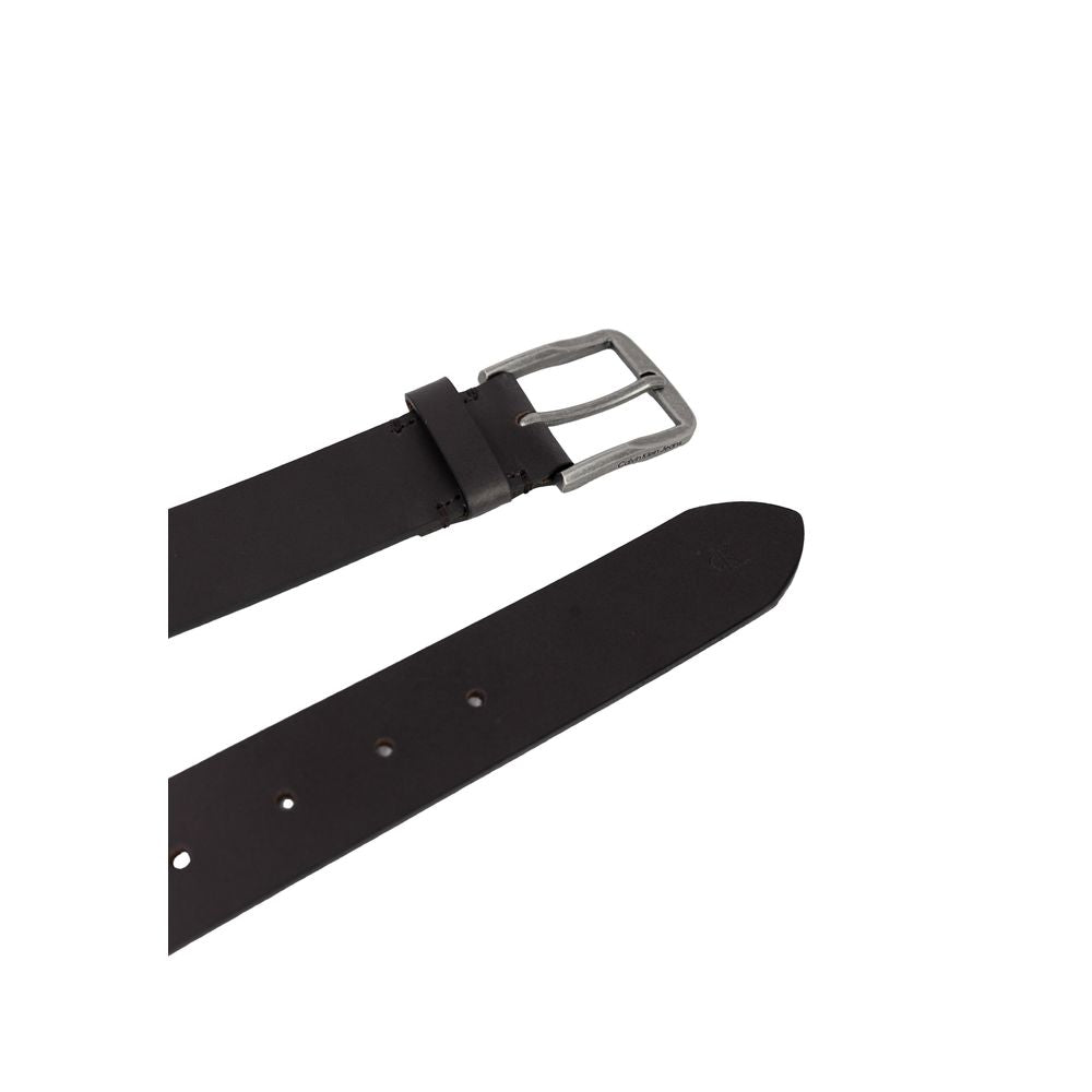 Calvin Klein Jeans Brown Leather Regular Belt