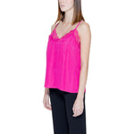 Vila Clothes Pink Viscose Tank Top VI-14216000134-IT36|XXS