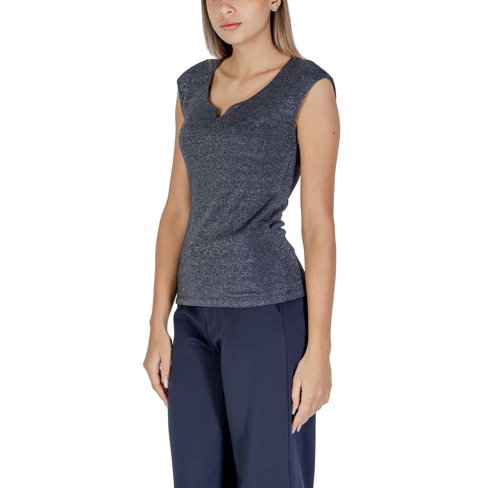Street One Blue Viscose Tank Top