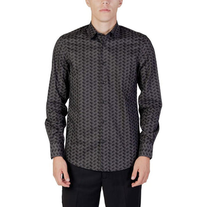Antony Morato Gray Cotton Shirt