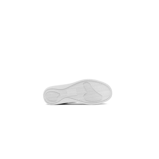 Sole view of the Tommy Hilfiger Men's White Leather Sneaker with 3.5 cm heel height, featuring the Spring/Summer collection design.