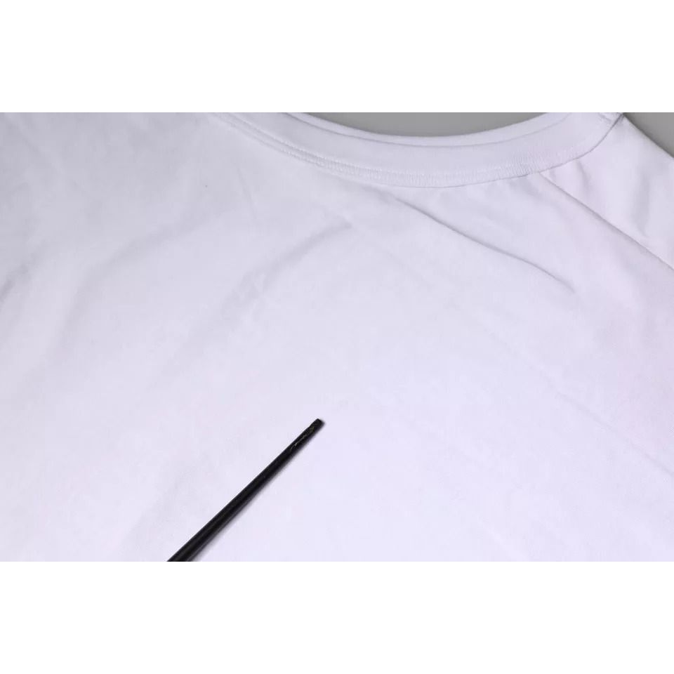 Dolce & Gabbana White Camouflage Tank Sleeveless T-shirt