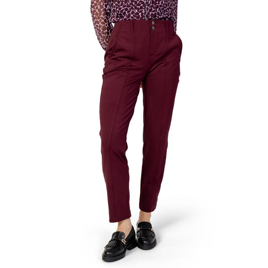 Street One Bordeaux polyester cigarette pants for women, fall/winter collection.