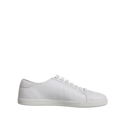 Dolce & Gabbana White Low Top Men Saint Tropez Sneakers Shoes