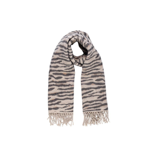 Pieces Beige Marabou Scarf