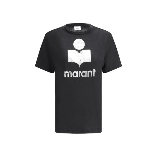 Isabel Marant Étoile Black Linen T-Shirt