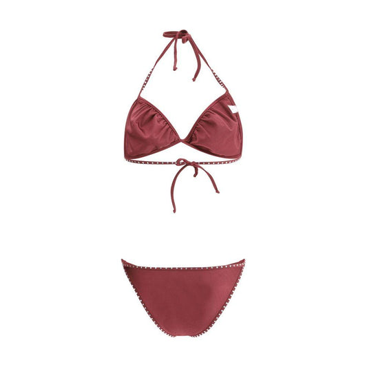Oséree Crystal Swimsuit, elegant bikini with sparkling rhinestones, triangle top and classic bottoms, glamorous swimwear
