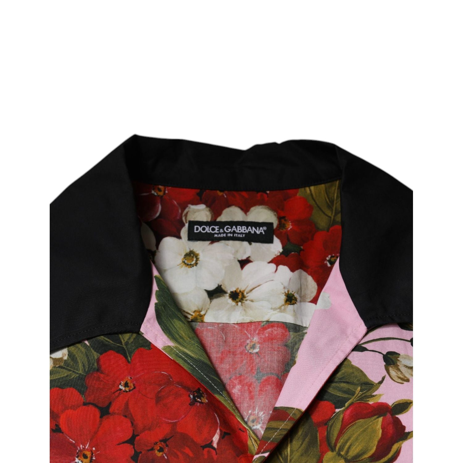 Dolce & Gabbana Multicolor Floral Button Down Casual Shirt