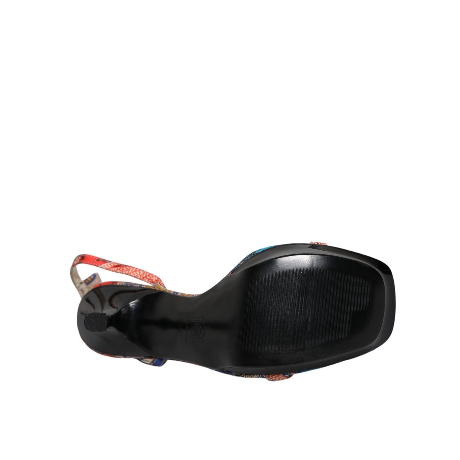 Dolce & Gabbana Multicolor Floral High Heels Sandals Shoes