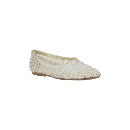 Forte_Forte Strass Mesh Ballerinas with rhinestone details and flat sole for elegant style and comfort.