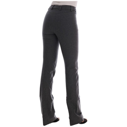 Ermanno Scervino Gray Wool Stretch Slim Pants