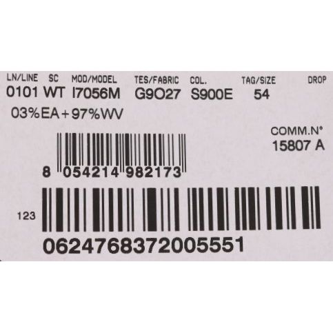 Dolce & Gabbana Blue STAFF Wool Stretch Vest