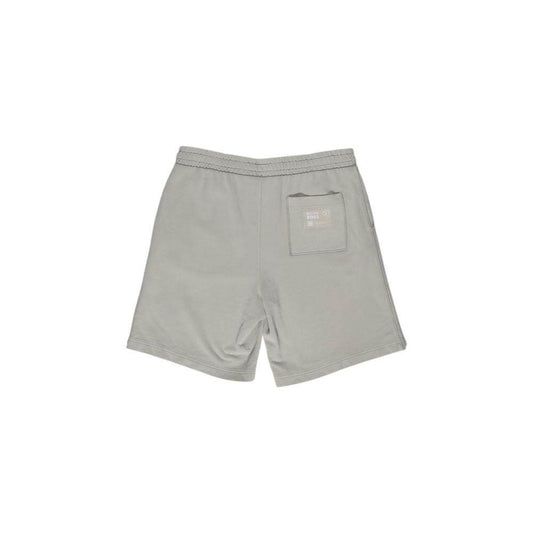 Hugo Boss beige cotton men’s Bermuda shorts, fall/winter collection, back view
