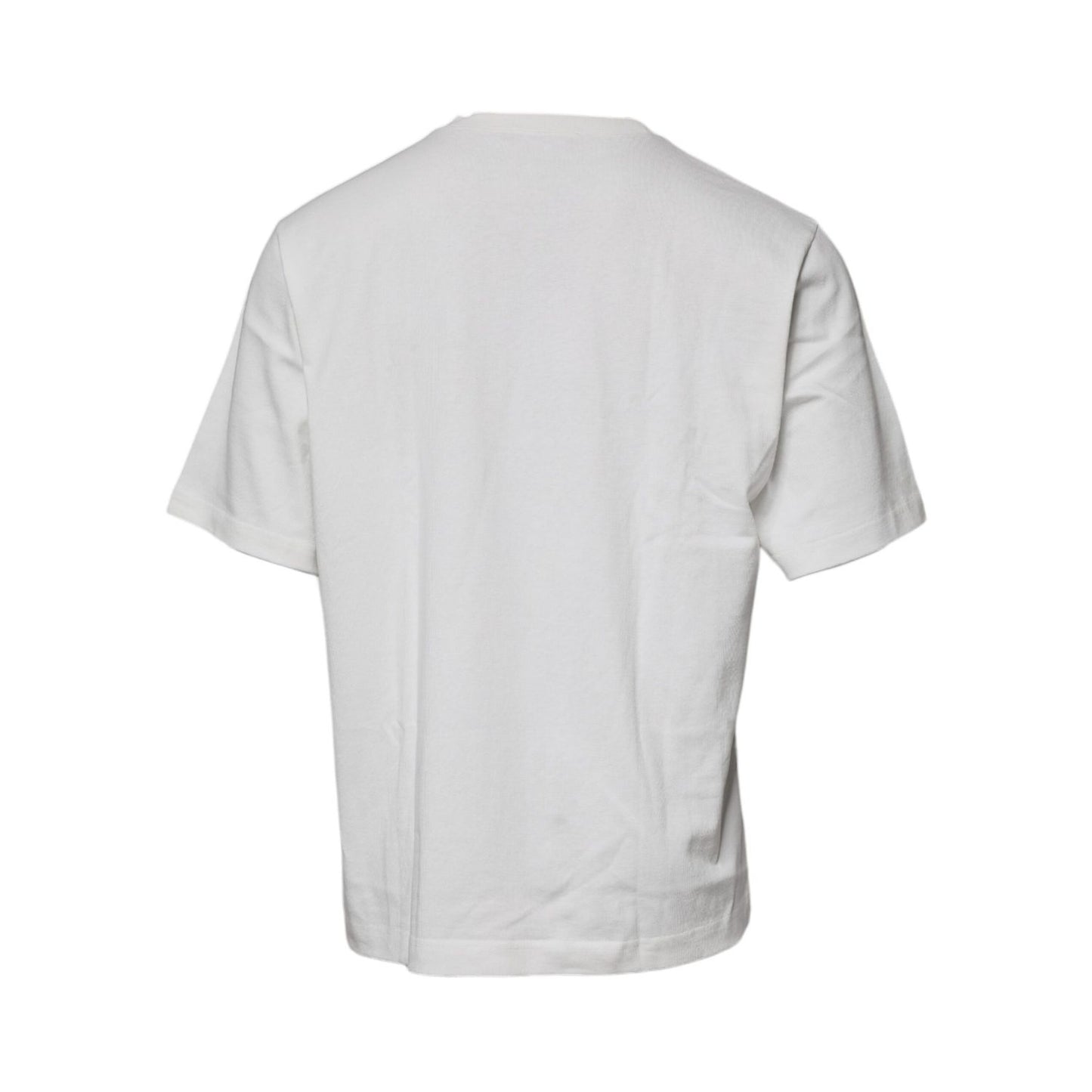 Dolce & Gabbana White DG Logo Crew Neck Short Sleeves T-shirt
