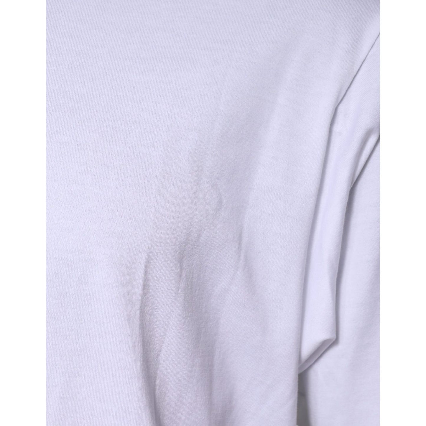 Dolce & Gabbana White DG Logo Crew Neck Short Sleeve T-shirt