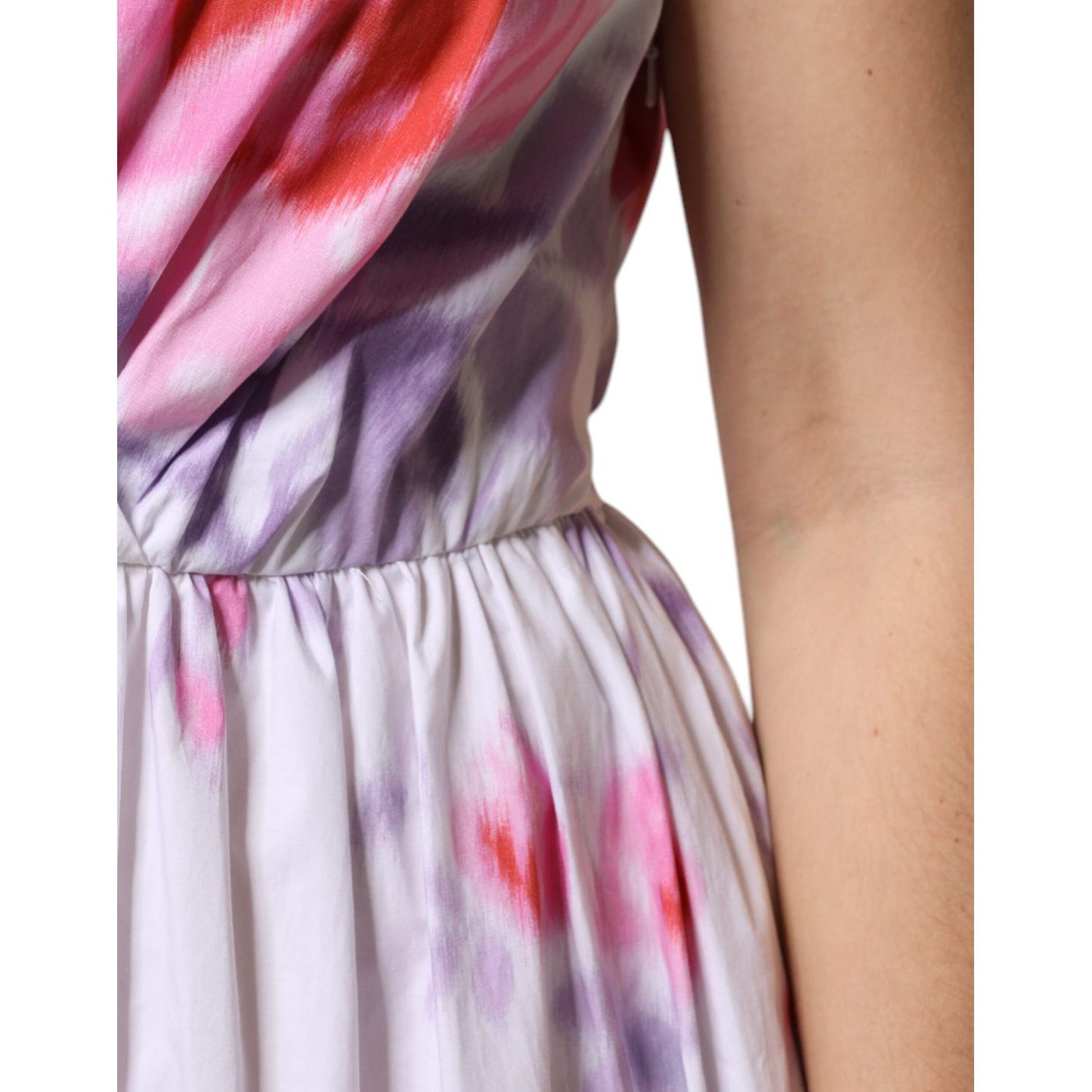 Philosophy White Floral Cotton Maxi Dress