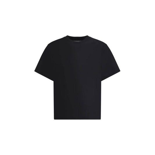 Loulou De Saison Telanto T-shirt featuring minimalist design, tone-on-tone stitched logo, and classic ribbed crew neck.