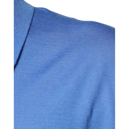 Dolce & Gabbana Blue Collared Short Sleeves Polo T-shirt
