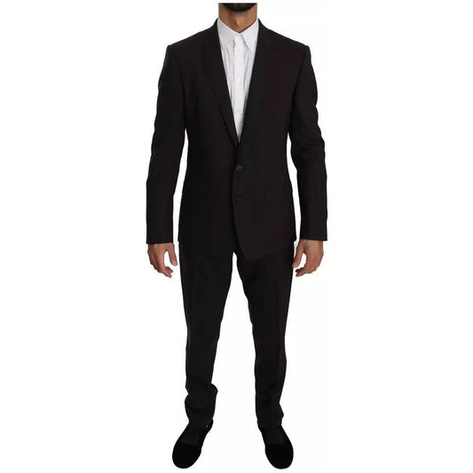 Dolce & Gabbana Purple MARTINI Wool Stretch 2 Piece Suit KOS1606-50