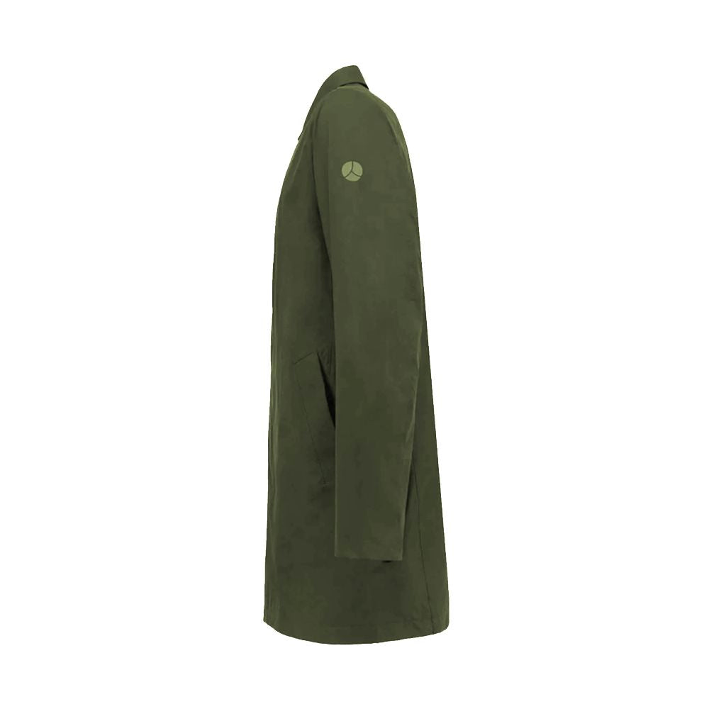 People Of Shibuya Green Recycled Polyester Trench Coat