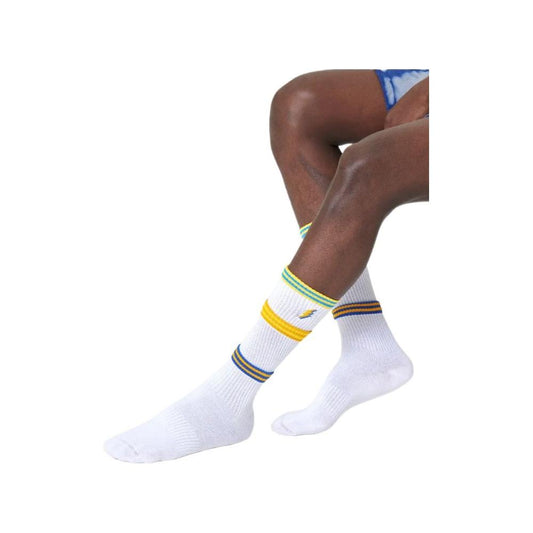 Happy Socks White Cotton Tights & Sock