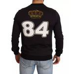 Dolce & Gabbana Black Cupid Print Hoodie Sweatshirt Sweater