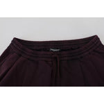 Dolce & Gabbana Bordeaux Cotton Cargo Jogger Sweatpants Pants PAN74741-56