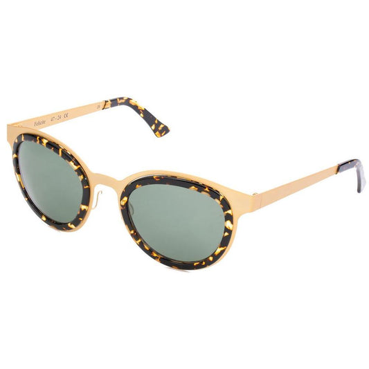LGR Gold Stainless Steel Sunglasses LGFELICITEGOLD09AC