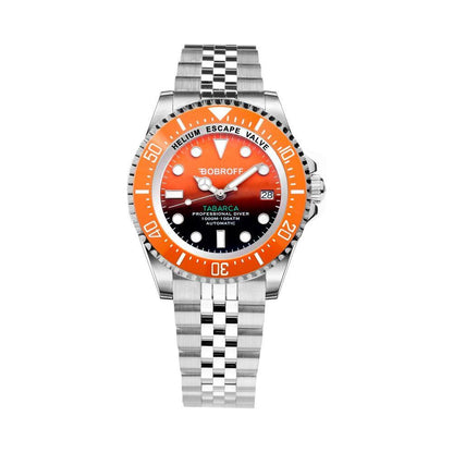 Bobroff Silver Stainless Steel Watch