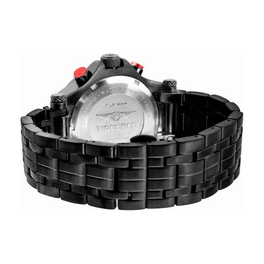 Bobroff Black Stainless Steel Watch BOBF1001M41MAC