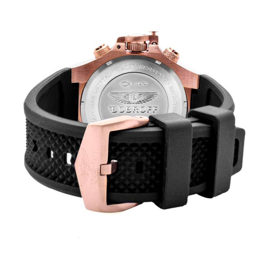 Bobroff Black Rubber Watch BOBF1002M15AC