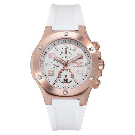 Bobroff White Rubber Watch BOBF1002M25AC