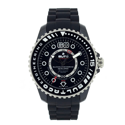 Bultaco Black Synthetic Watch BUBLPB45ACB1AC