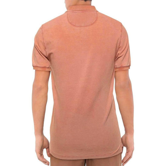 Alpha Studio Pink Cotton Polo Shirt AL-14584-IT54 | XXL