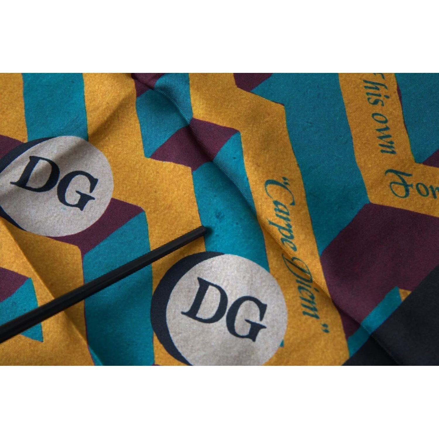 Dolce & Gabbana Multicolor Printed Square Handkerchief Scarf