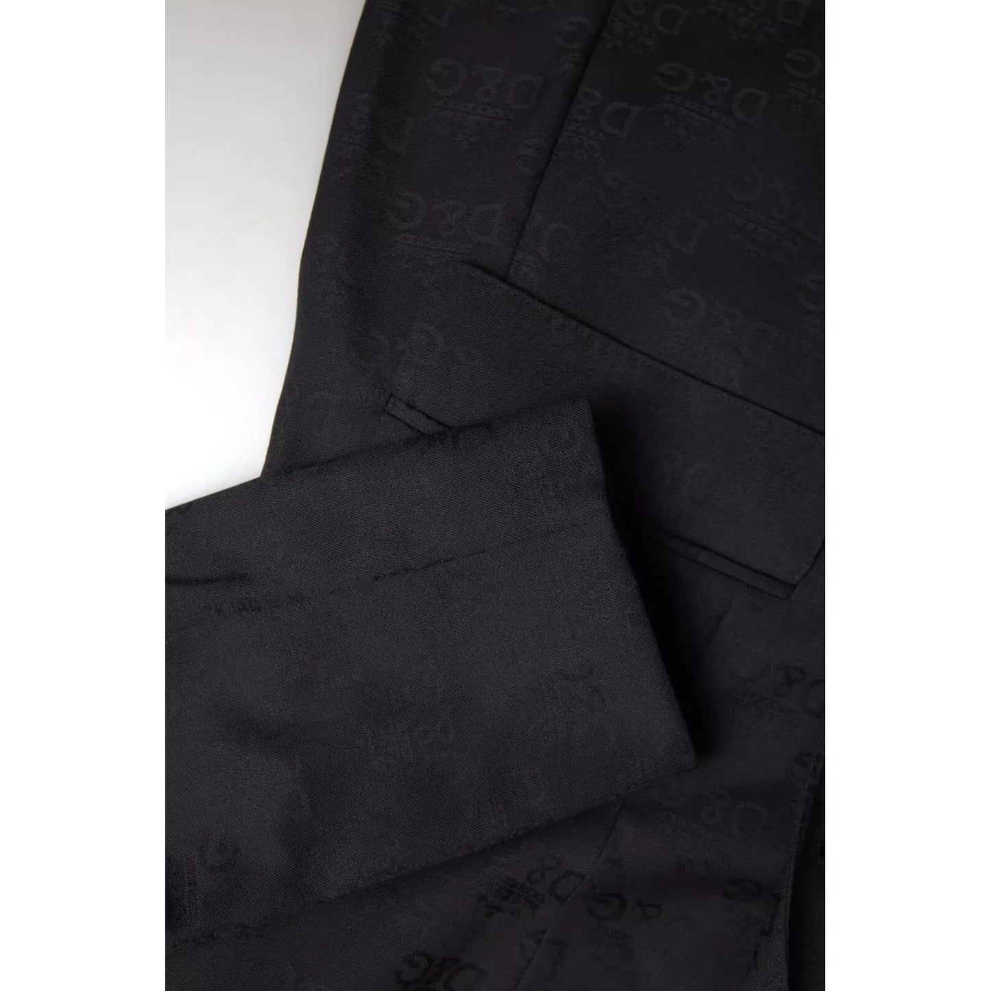 Dolce & Gabbana Black Long Sleeve Coat Blazer Jacket