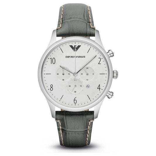 Armani Green Leather Watch ARAR1861AC