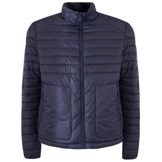 Yes Zee Blue Nylon Men's Lightweight Jacket
