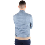 Yes Zee Blue Polyethylene Men Jacket