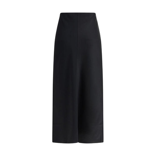 Ami Paris Satin midi Skirt