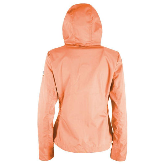 Yes Zee Orange Polyester Jackets & Coat YE-14604-XS