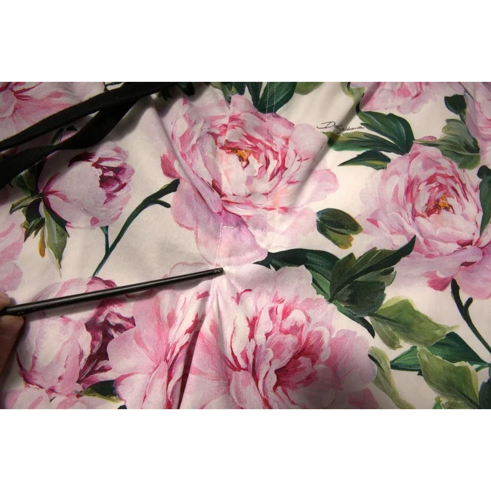 Dolce & Gabbana Multicolor Floral Cotton Men Bermuda Shorts